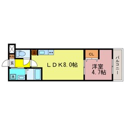 ＪＲ藤森駅 徒歩13分 2階の物件間取画像